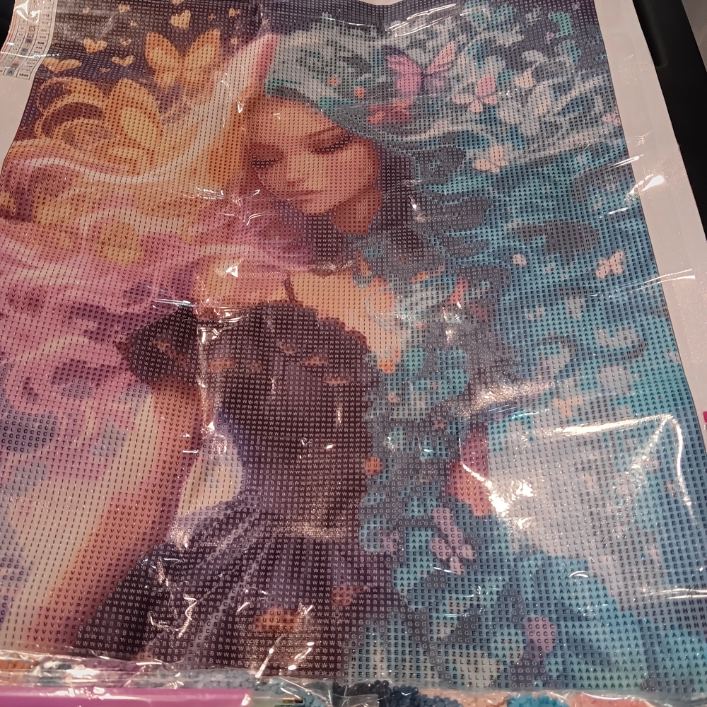Colorful Lady Diamond Art Painting Kit 40x50cm - Picture 4 of 4